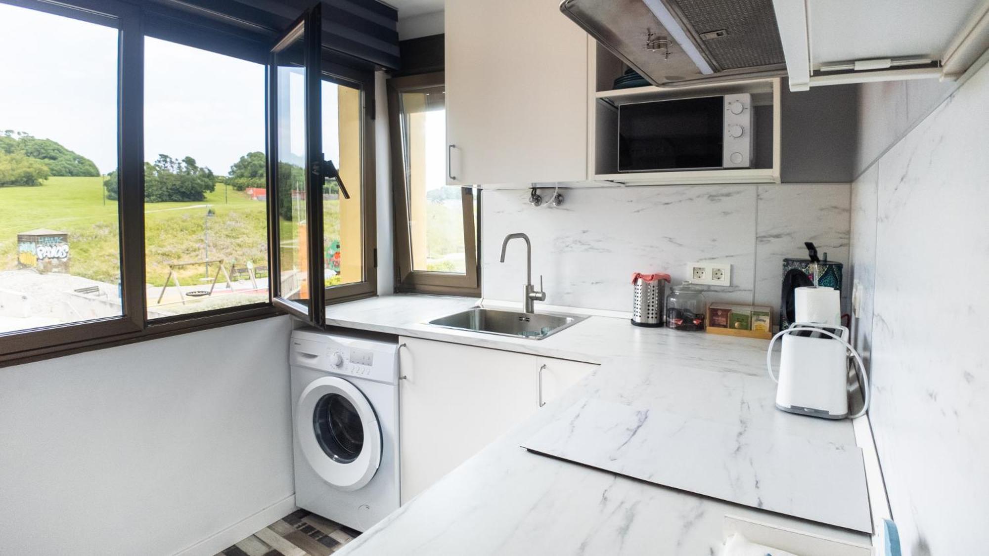 Loft En Gijon - Cimavilla Con Vistas Al Cerro Εξωτερικό φωτογραφία