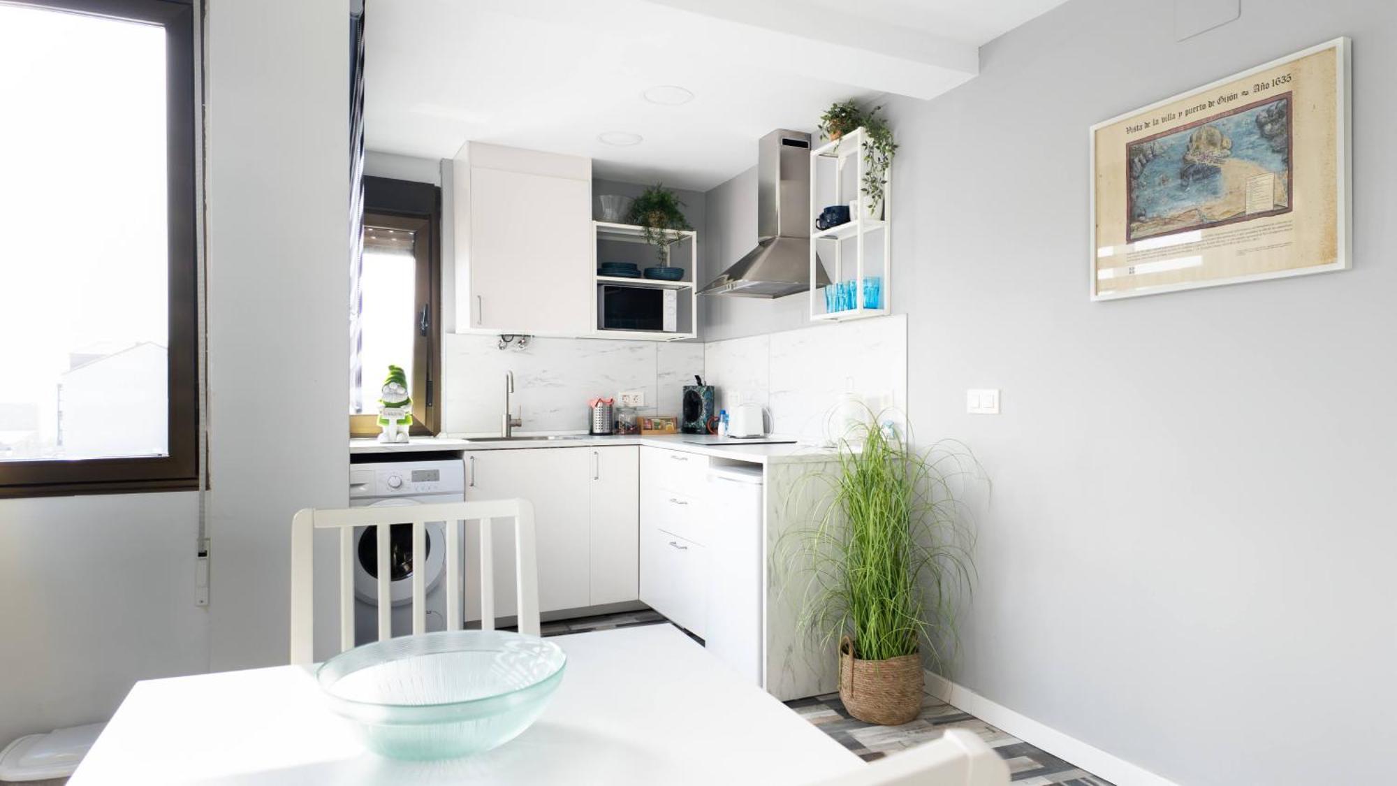 Loft En Gijon - Cimavilla Con Vistas Al Cerro Εξωτερικό φωτογραφία